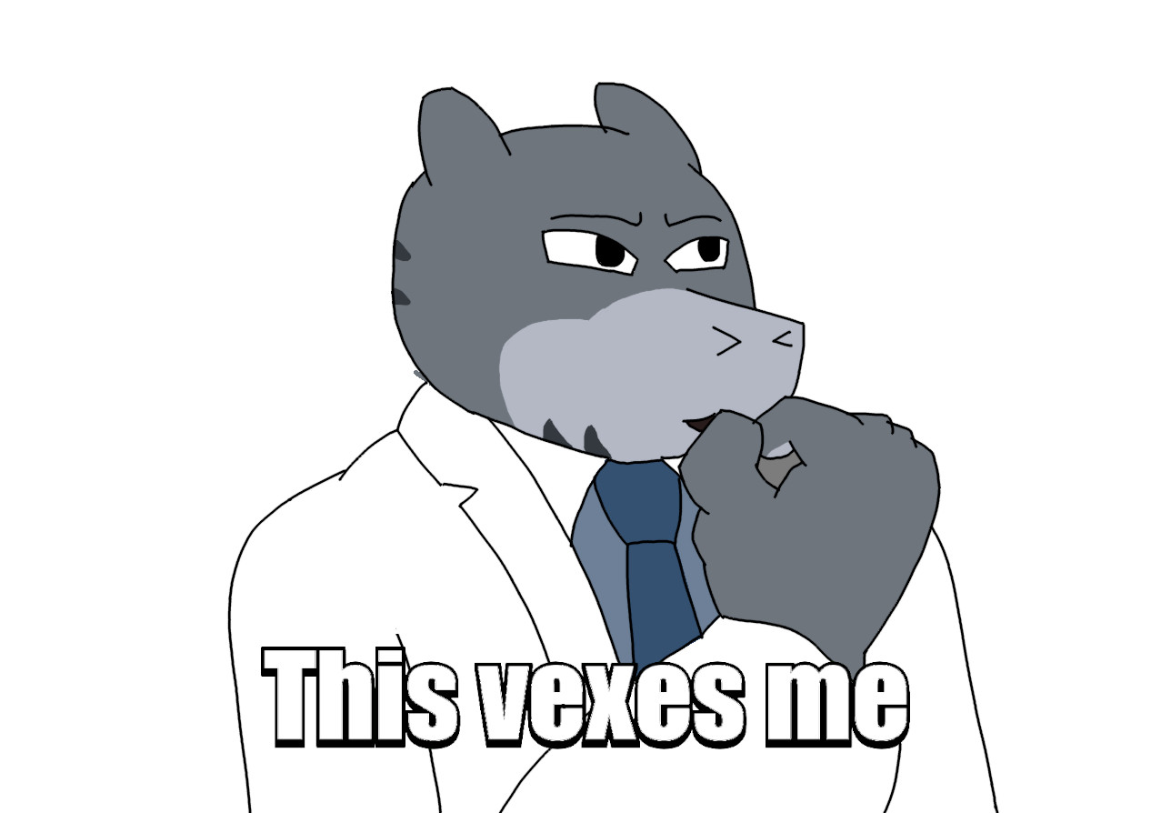Dr. Jesse being perplexed at the genius of the webpage maker.